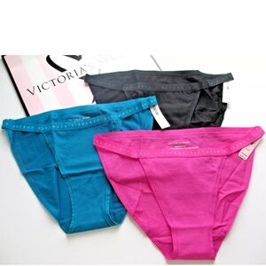 Victoria's Secret Kids Pink and Blue Underwear Set